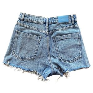 Zara Denim High-Waisted Shorts